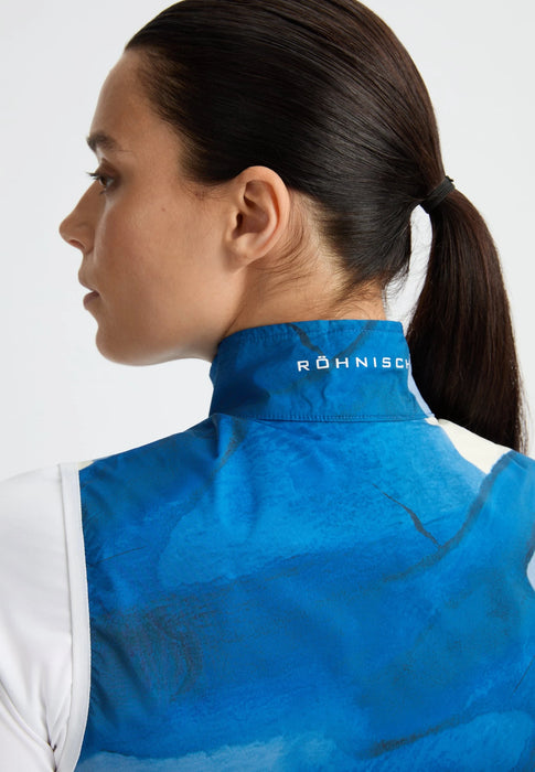 Röhnisch Packable Ultralight Vest Blue Aquarelle