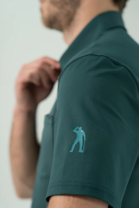 Seve Dublin Pocket Polo Golf Pikétröja Röd