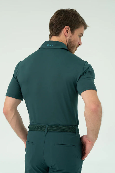 Seve Dublin Pocket Polo Golf Pikétröja Röd