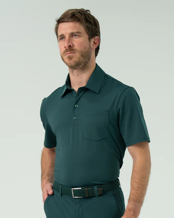 Seve Dublin Pocket Polo Golf Pikétröja Röd