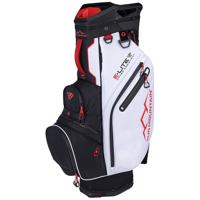 Sun Mountain E-Lite Cart Bag Black/Steel/Gold