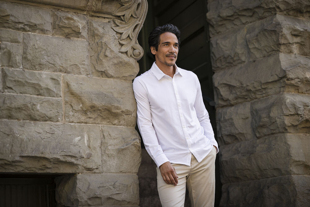 Cutter & Buck Edgemont Chinos Herr Svart