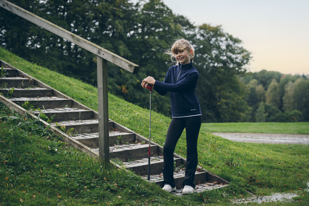 Cutter & Buck Adapt Half Zip Jacket Junior Blå