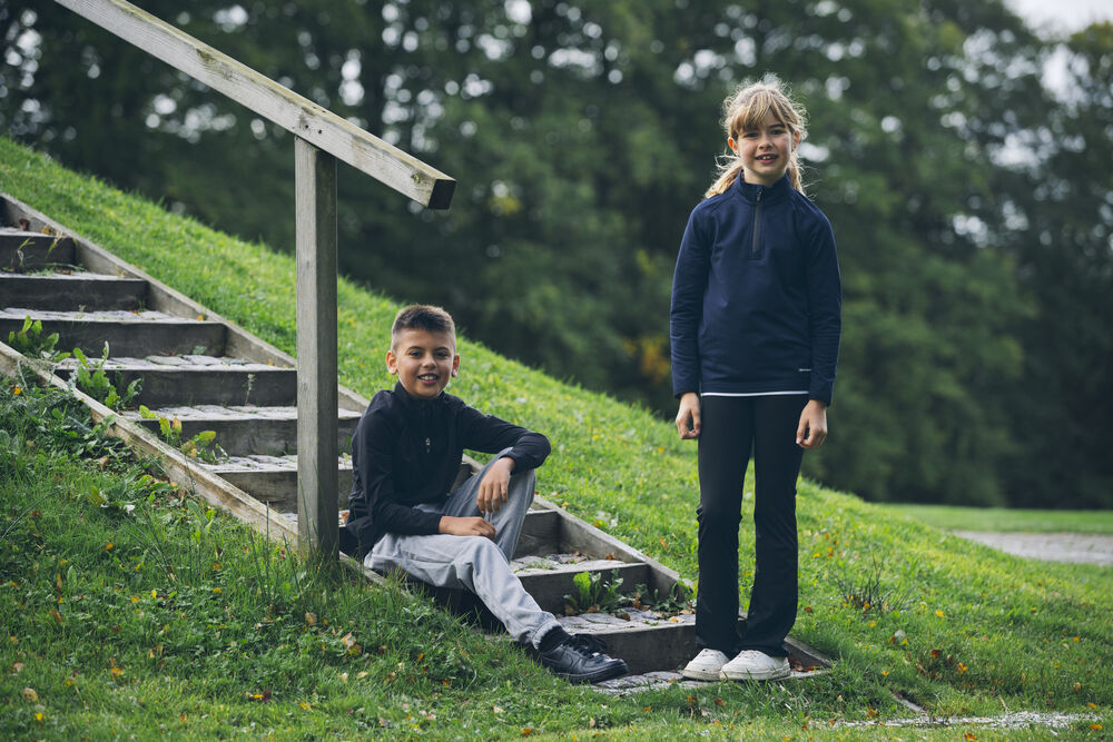 Cutter & Buck Adapt Half Zip Jacket Junior Blå