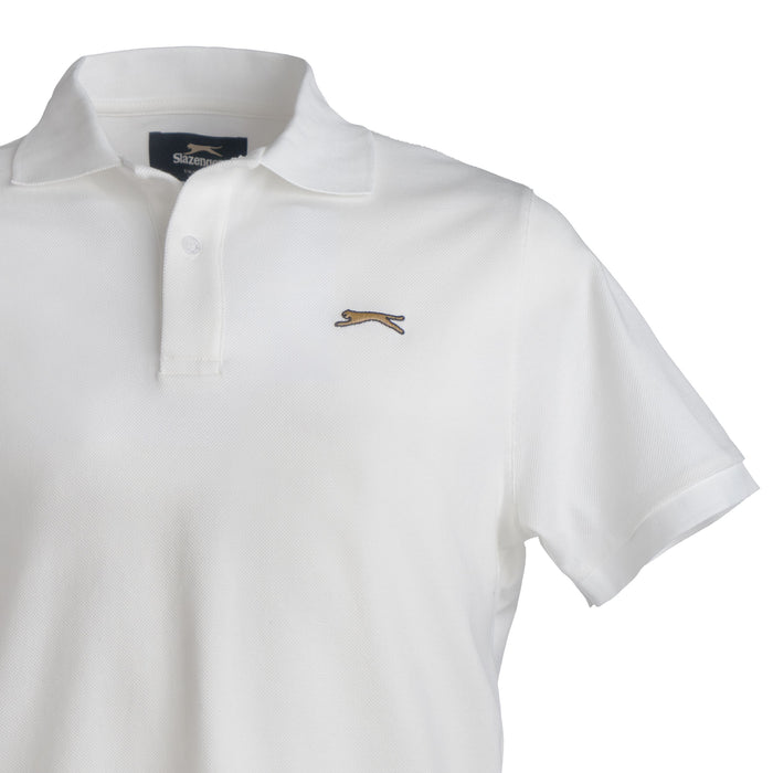Slazenger 1881 Jack Cotton Golf Polo Vit