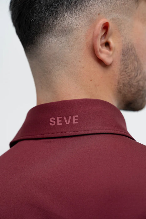 Seve Dublin Pocket Polo Golf Pikétröja Röd