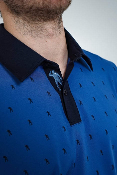 Seve Dublin Multi Block Polo Golfpiké Grön