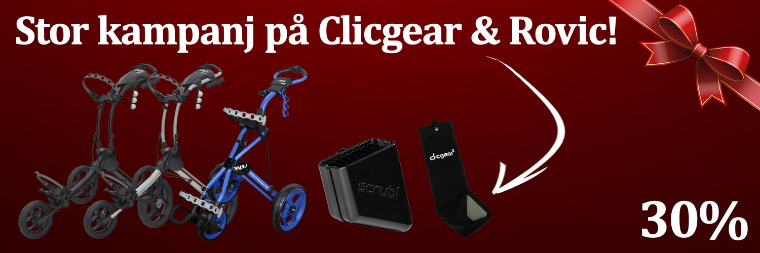 Upp till 30% rabatt på allt från Clicgear & Rovic