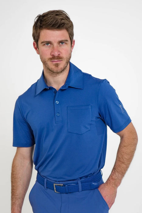 Seve Dublin Pocket Polo Golf Pikétröja Röd