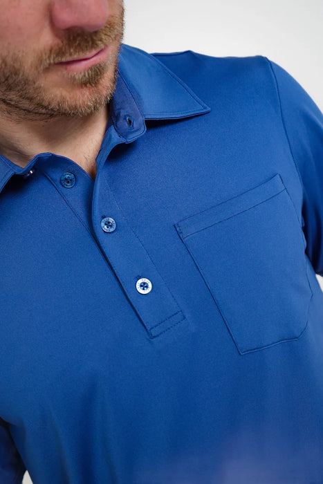 Seve Dublin Pocket Polo Golf Pikétröja Röd